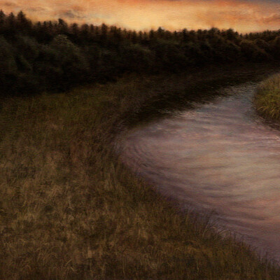 " Лес у реки ".