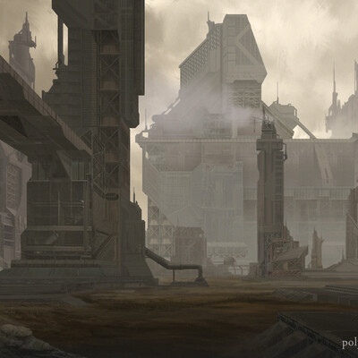 Factory / Environment concept art