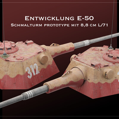E-50 Schmalturm turret prototype