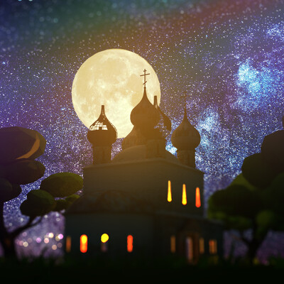 Сказочная луна