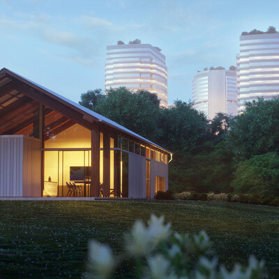 House in nature