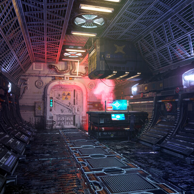 sci fi интерьер