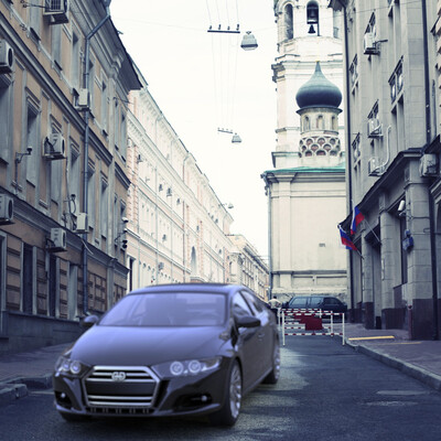 Car on the street
