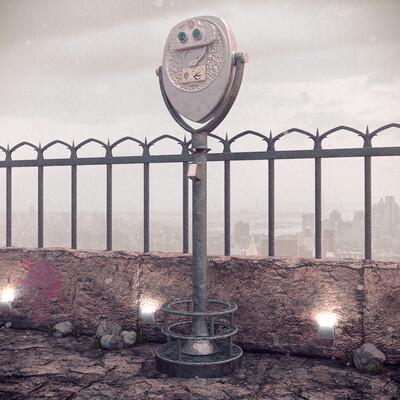 coin-operated binoculars