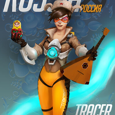 Постер Overwatch Tracer Россия