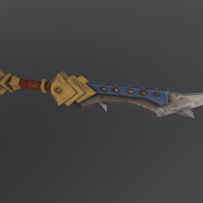 Hand-Painted Sword