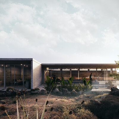 Concrete House in California 
