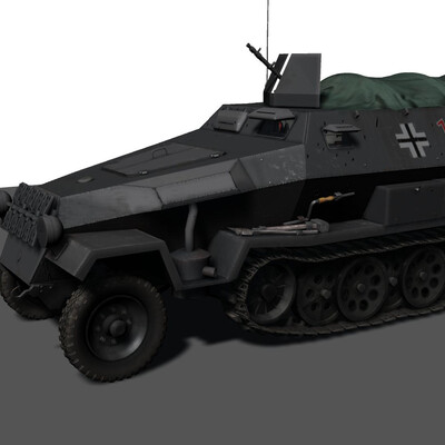 Немецкий полугусеничный бронетранспортер Sd.Kfz. 251