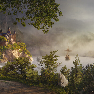 Mountain castle