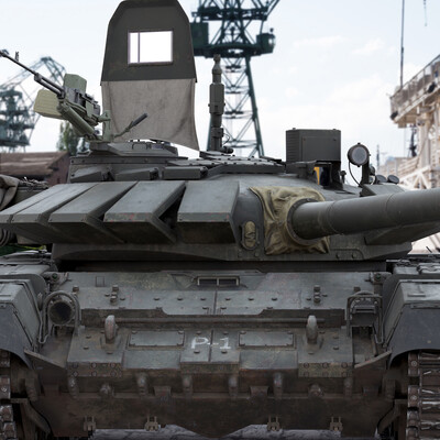 3д модель танка Т-72Б3