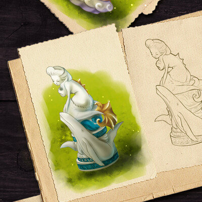 toony concept statues