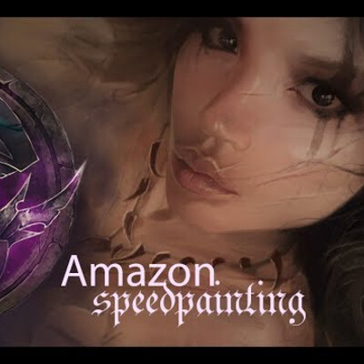 Амазонка ► speedpainting