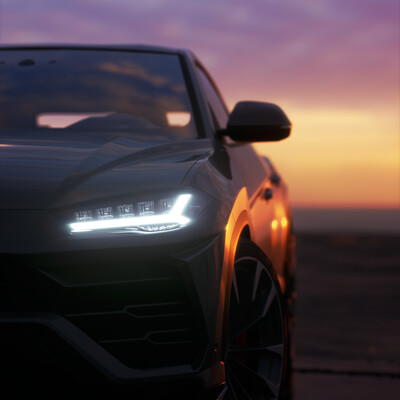 Urus sunset