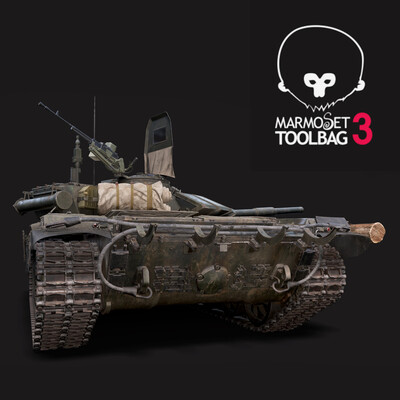 Т-72Б3 PBR материаллы, реал-тайм изображения.