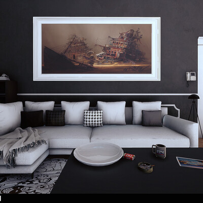 Interior in UE4 [Loft style]