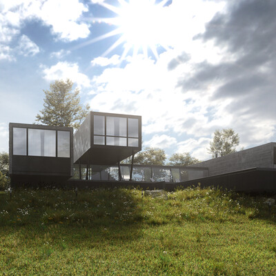 CGI:House in the Lake