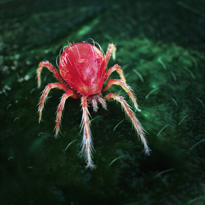 Хищный клещ "Phytoseiulus persimilis"