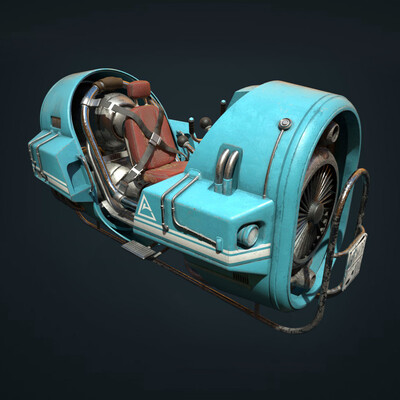 Sci-fi Aero Sleigh