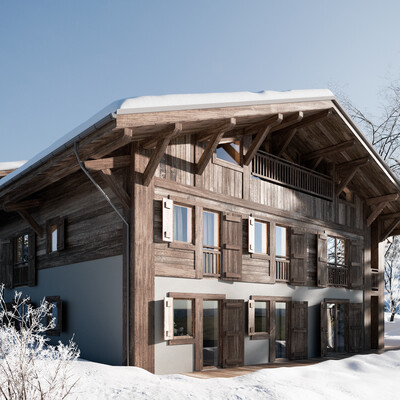 Chalet in Alps