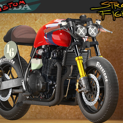 Кастомный мотоцикл на базе Honda 1100 rs