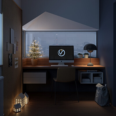 Workspace near the train station
