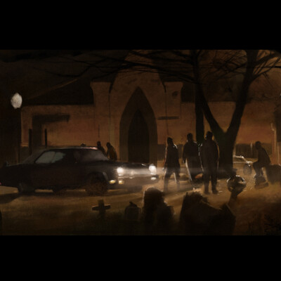 sketch-"night fantasy"