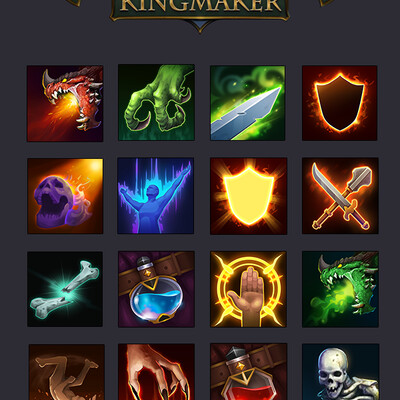 Ability Icons. Pathfinder: Kingmaker