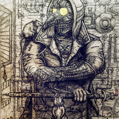 Steampunk plague doctor/Стимпанк чумной доктор