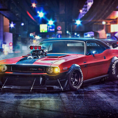 Dodge Challenger RT 1970 «Wrath»