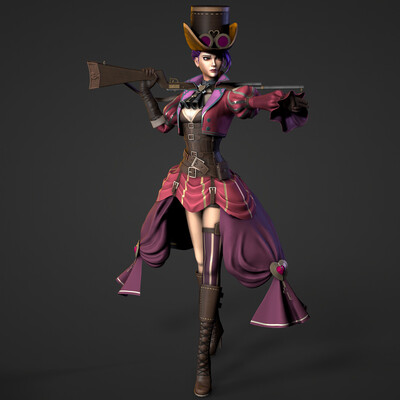 Steampunk тян