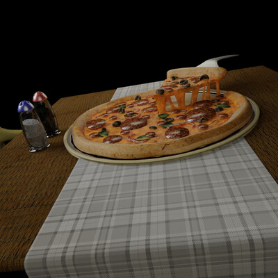 Пицца 3D