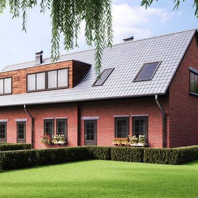 Country house - 3D visualization