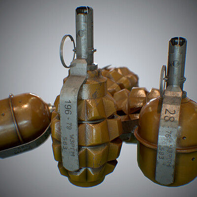 F1 grenade and RGD 5 (TNT) - World War II