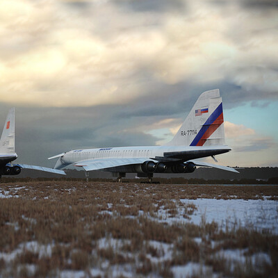 The plane - Tu-144