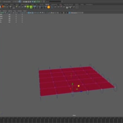 cloak or cloth snap [Python Maya script]