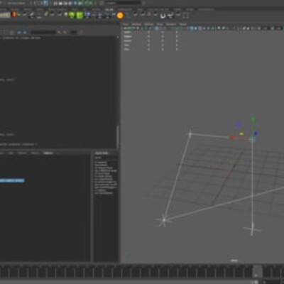curve between selected objects [pyton script]