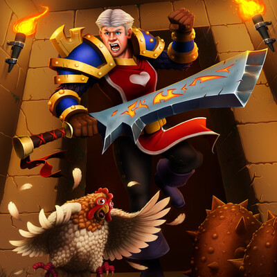 Фан арт по игре Hearthstone