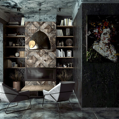 Rest. Interior 3D Visualization