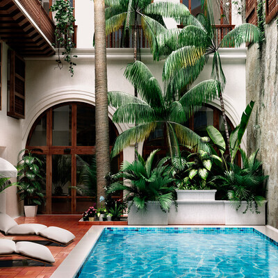 The Pool Interior. 3D Visualization
