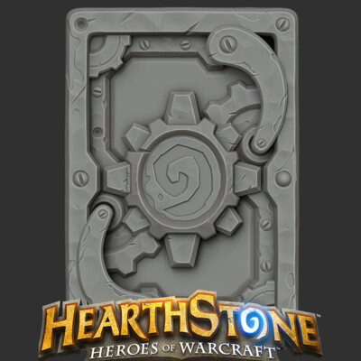 Stylized metal HearthStone (Fan_Art)