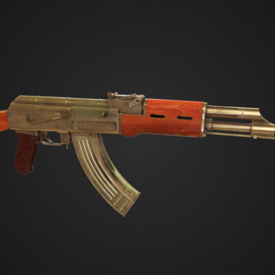 Low Poly AK-47