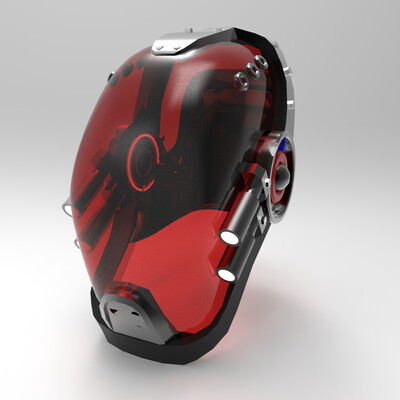 Sci fi helmet.