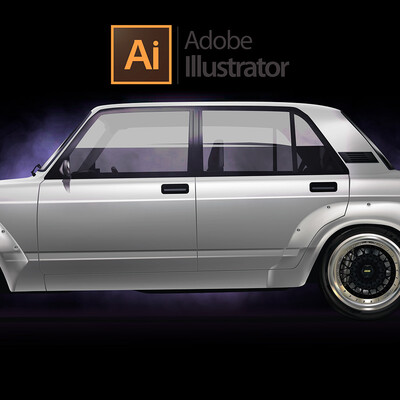 vector graphic adobe illustrator car 04