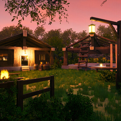 Cozy tavern
