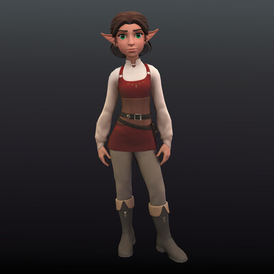Elf Low-poly