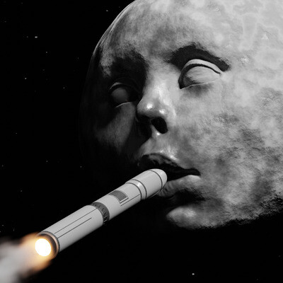 Smoking moon