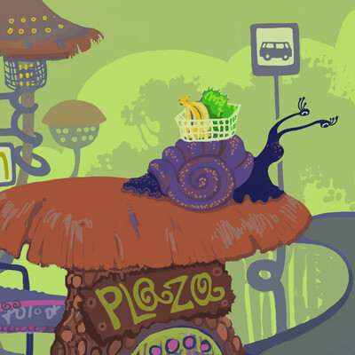 Shopping snail