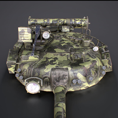 Башня и орудие Советского танка T-80Б