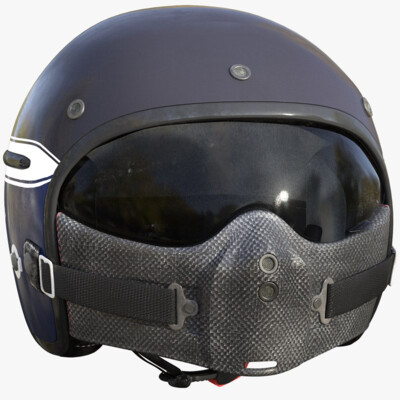 3D model Corsair Helmet Harisson