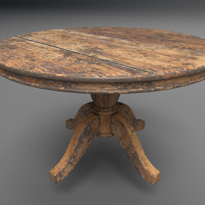 Wood table